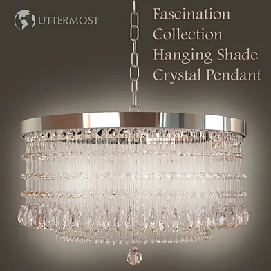 Fascination Collection Hanging Shade Crystal Pendant