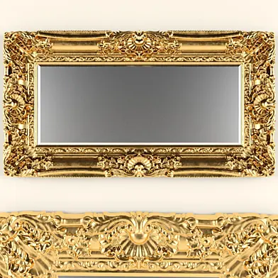Зеркало. luxury, зеркало, золото, настенный декор, люкс, резное, рама, классическое
