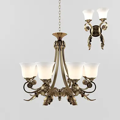 Люстра и бра DF Lighting