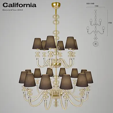 Barovier & Toso, California 5551/18/B