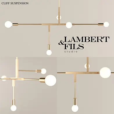 Lambert & Fils Cliff Suspension Lamp