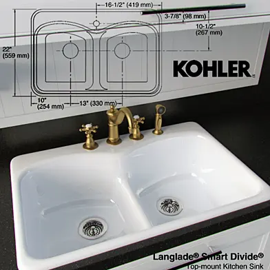 смеситель и мойка Kohler