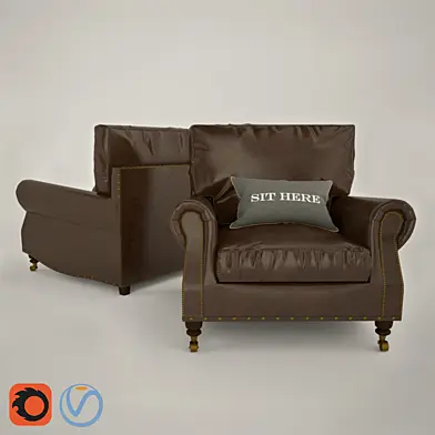 Vintage Leather Armchair