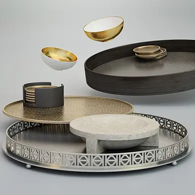 Luxury Trays Round