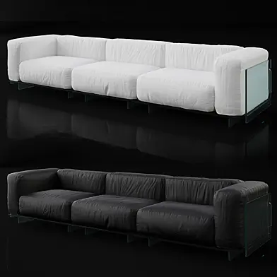Glas Italia Crystal Lounge sofa