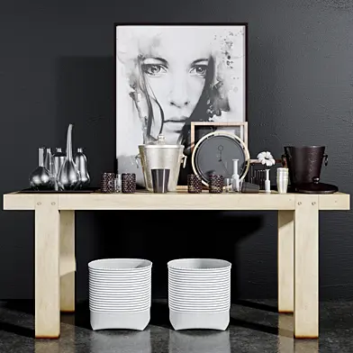 Decorative console table set - 2