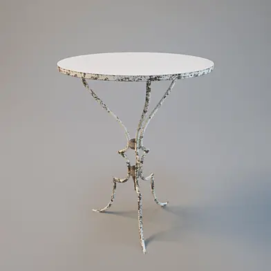 Toulouse Painted Iron Side Table