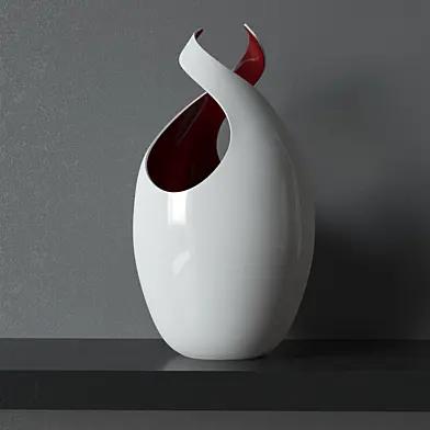 ARIA RED VASE
