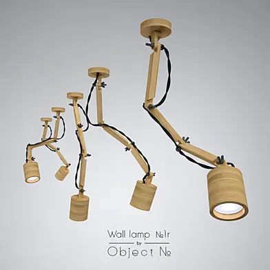 wall lamp No1r  by Object No