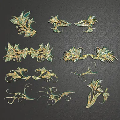 Decorative Ornament collect_09 piece