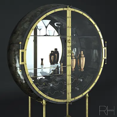 RESTORATION HARDWARE PORTHOLE BAR