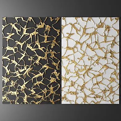 Декор для стены. Панель. 3D, декор для стены, картина, золото, люкс, luxury, декор, арт, современное искусство, абстракция, люди
