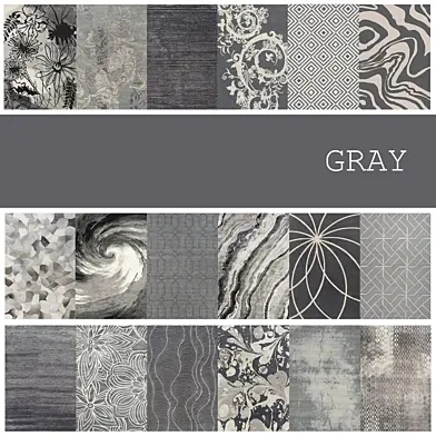 18 ковров в цвете GRAY