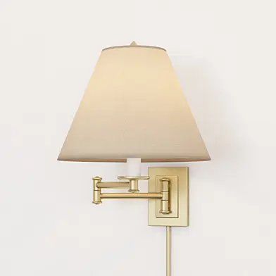 Visual Comfort Studio Primitive 1 Light Swing-Arm Wall Light
