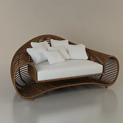 WOOD SOFA