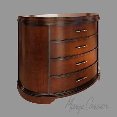 Комод Marge Carson MLB14 Malibu Demilune Chest