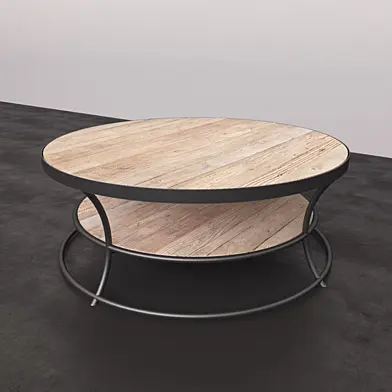 Pottery Barn-BARTLETT RECLAIMED WOOD COFFEE TABLE