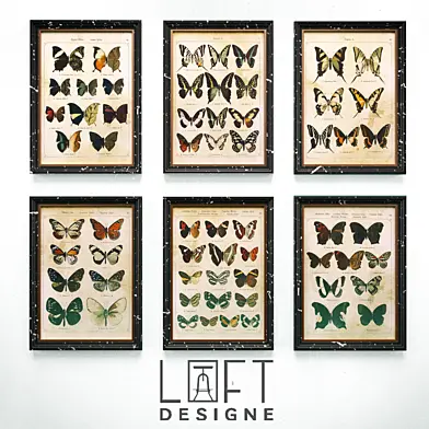 Loft Designe / 981 model set Butterfly