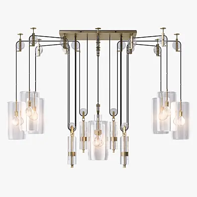 Holly Hunt Counterweight Chandelier