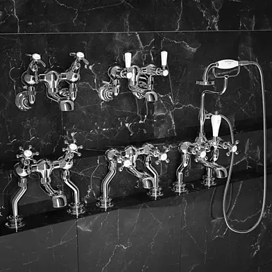 Burlington Bath Taps with Four Types of Handles