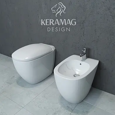 Keramag Citterio напольный унитаз и биде