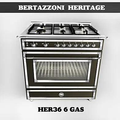 Bertazzoni Heritage HER36_6_GAS NE