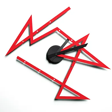 Horloge Time Maze by Daniel Libeskind Alessi