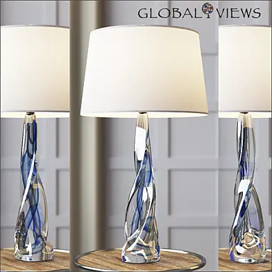 Global Views Ocean Twist Lamp