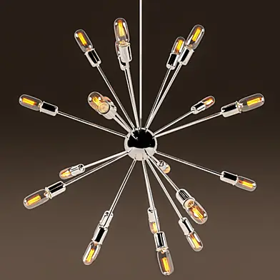 SPUTNIK FILAMENT CHANDELIER
