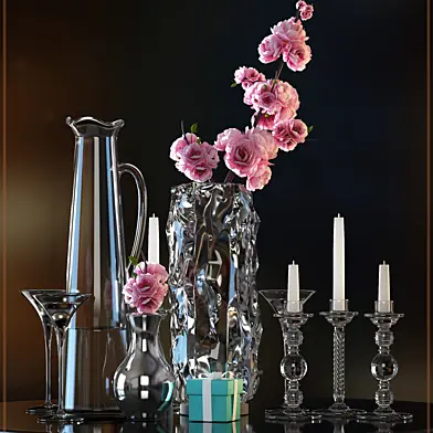 DECORATIVE FLOWER VASE SET 3
