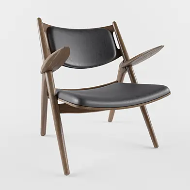 CH28 SAWHORSE EASY CHAIR