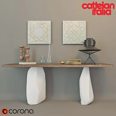 Console Cattelan Italia and decor