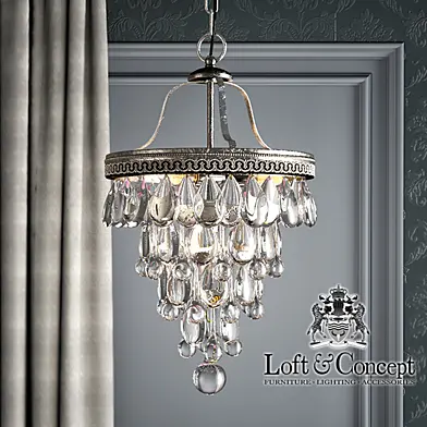 Люстра Clarissa Glass Drop Pendant 25