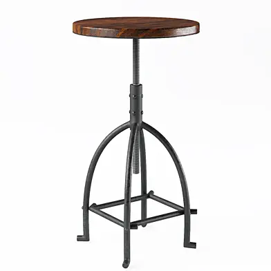 Барный стул Industrial Bar Oak Barstool