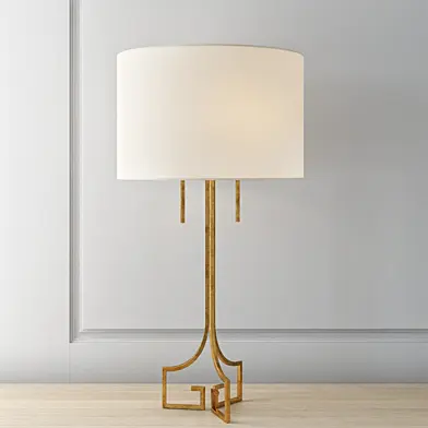 Regina-andrew design le chic golden table lamp