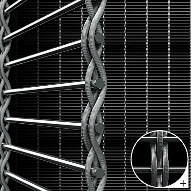 Architectural metal mesh 110x15mm
