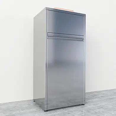 urn for waste;
