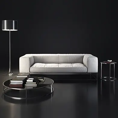 Living divani ile club sofa