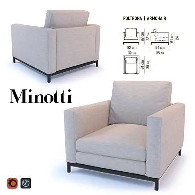 Armchair minotti