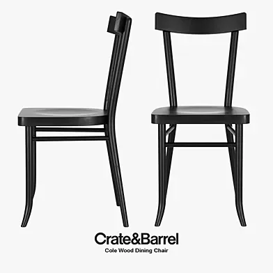 Crate & Barrel - Cole Wood Dining Chair