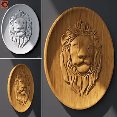 Panel the Lion 470x621x27mm