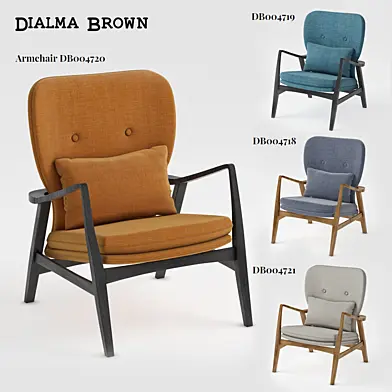 Dialma Brown Armchairs