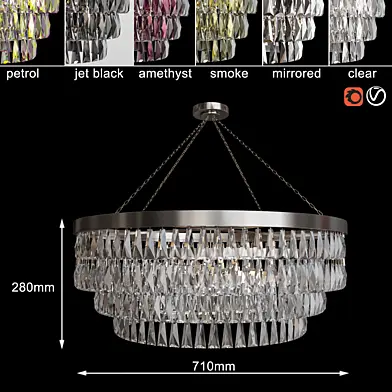 Люстра Shallow Chandelier with Crystal 710mm