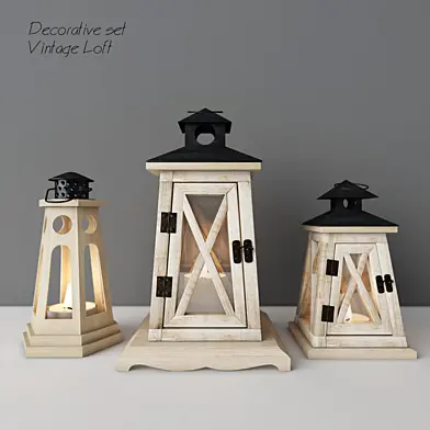 Decorative set Vintage Loft
