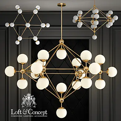 Люстра Modo Chandelier Gold 21