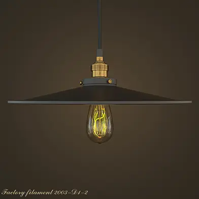 светильник 20th c. Factory filament 2003–D1–2