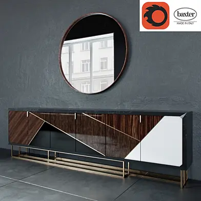 Baxter WIREFRAME LOW CABINET