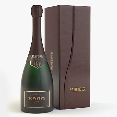 Champagne with box