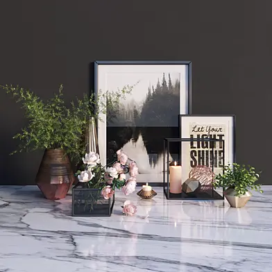 Modern decor set