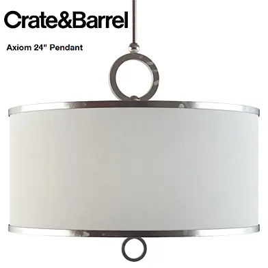 Crate and Barrel / Axiom 24" Pendant